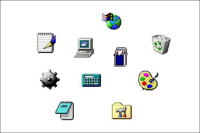 Как менялись иконки от Windows 1.x до Windows 11