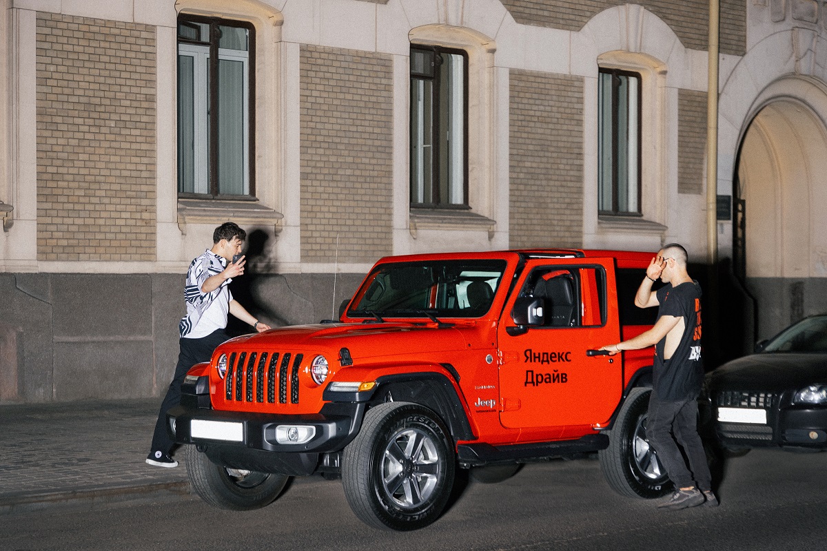 Jeep Wrangler Яндекс драйв