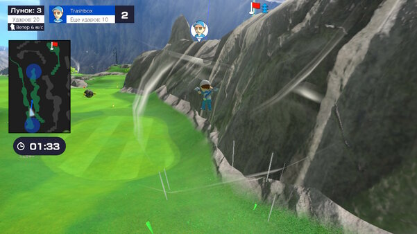 Гольф с торнадо, в котором надо сбивать соперников. Обзор Mario Golf: Super Rush