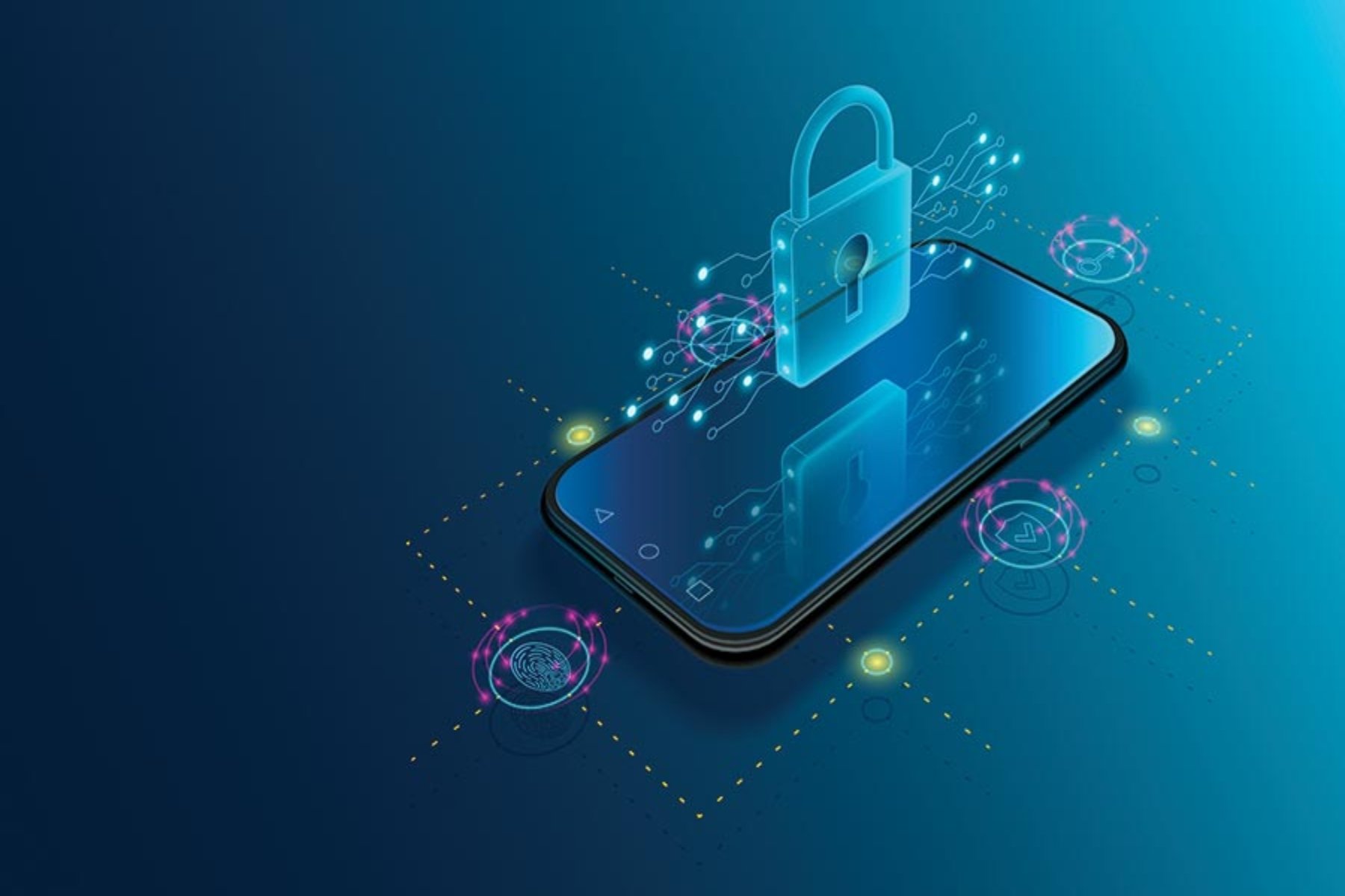 Security apps. Защита смартфона. Безопасность смартфона. Технологичный смартфон.