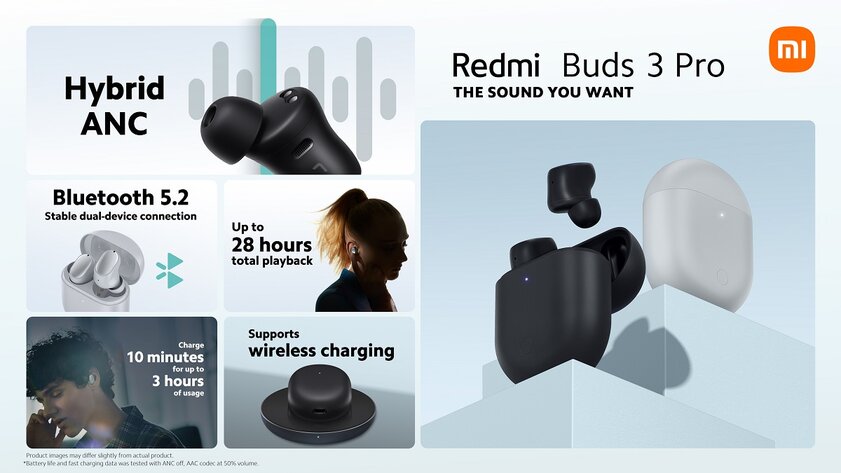Xiaomi Redmi Buds 3 Pro отдают со скидкой: успей, пока не разобрали