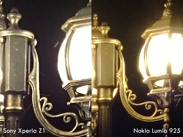 Nokia Lumia 925 против SONY Xperia Z1: ночная съёмка двух камерофонов