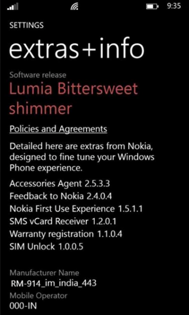 Новые подробности об обновлении Windows Phone 8 Bittersweet Shimmer