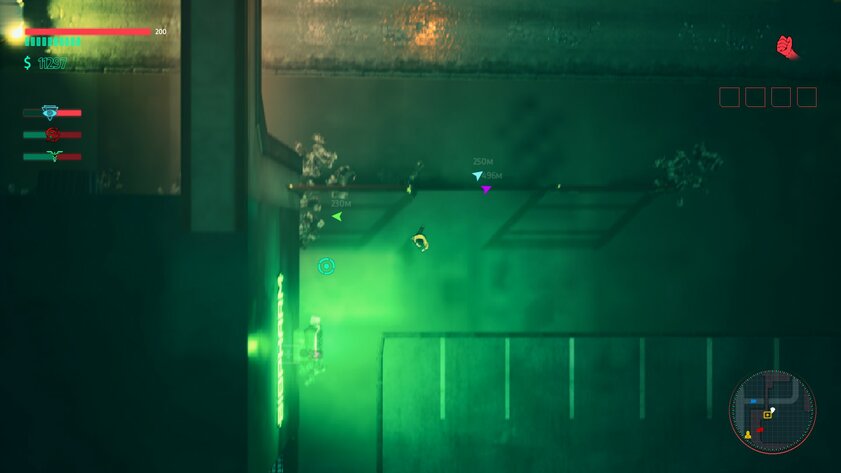 Киберпанк на минималках с камерой из GTA 2: обзор Glitchpunk