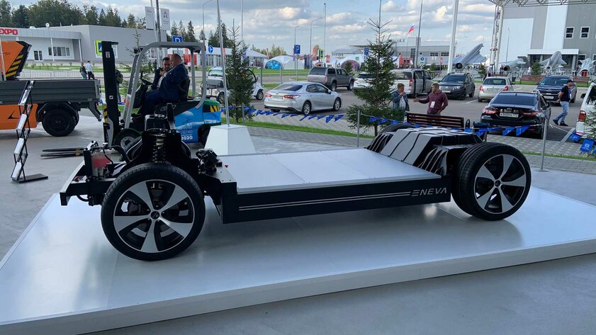 Российская Tesla: Алмаз-Антей представил платформу для беспилотного электрокара