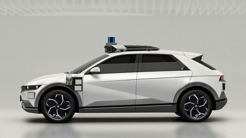 Hyundai превратила Ioniq 5 в беспилотное такси: запуск запланирован на 2023 год