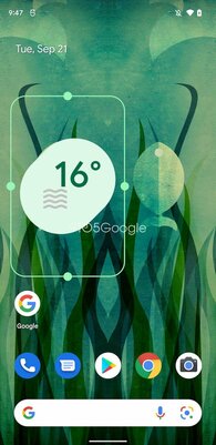 «Погода» на Android получит виджет странного наклонённого яйца, адаптирующегося под обои