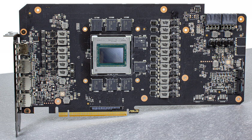 Обзор ASUS TUF Radeon RX 6800 XT OC: хороший вариант для тех, кто к нему готов — Особенности конструкции. 5