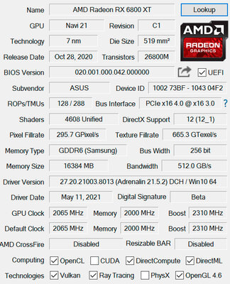 Обзор ASUS TUF Radeon RX 6800 XT OC: хороший вариант для тех, кто к нему готов — Особенности конструкции. 11