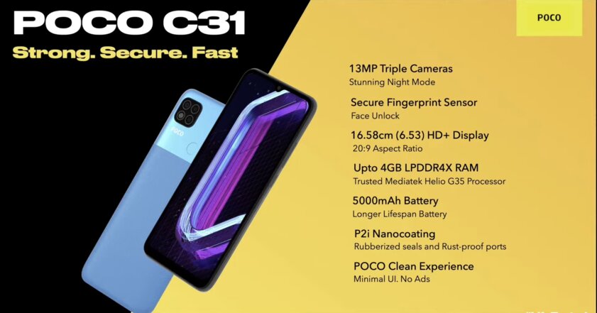 Xiaomi представила свой самый дешёвый смартфон Poco. C 4 ГБ оперативной памяти!