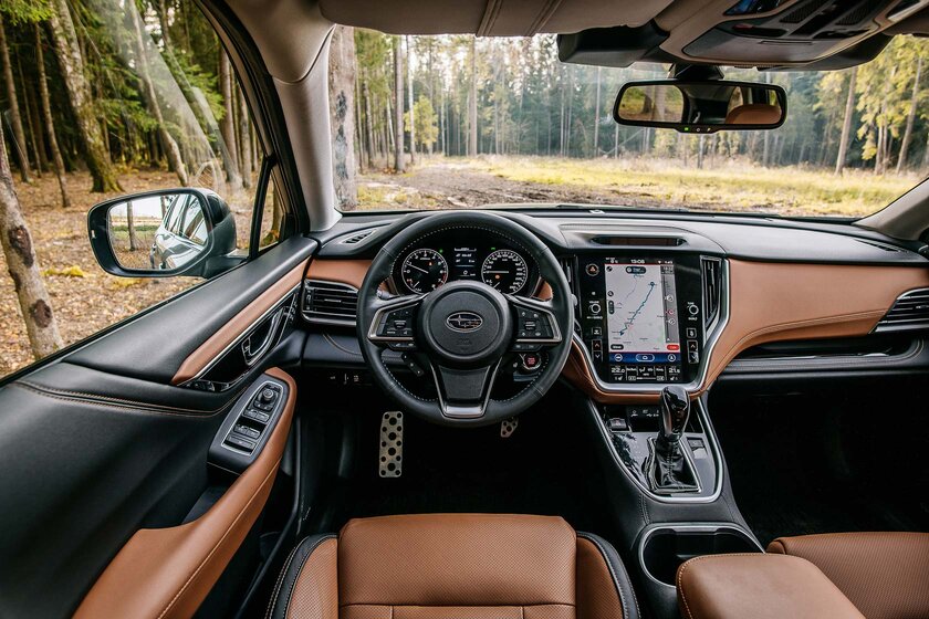 Эта машина различает водителей! Тест-драйв Subaru Outback 6-го поколения — Первое знакомство. 5