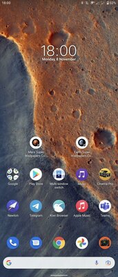 Порт движущихся обоев Земли и Марса со смартфонов Xiaomi получил обворожительные сцены