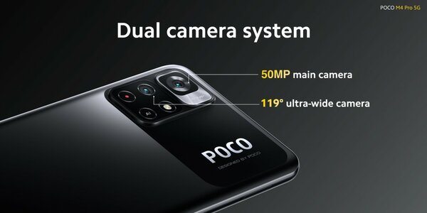 Дебют POCO M4 Pro 5G: чип от MediaTek, улучшенные камеры и 33-ваттная зарядка
