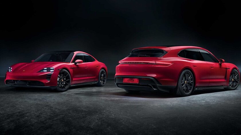 Дерзкий обвес, обновлённый салон и цена в 10 млн рублей: Porsche представила Taycan GTS
