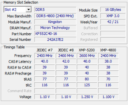 Впервые тестирую память DDR5 — переплата? Обзор Kingston Fury Beast DDR5-5200 32 ГБ — Внешний вид, спецификации. 4
