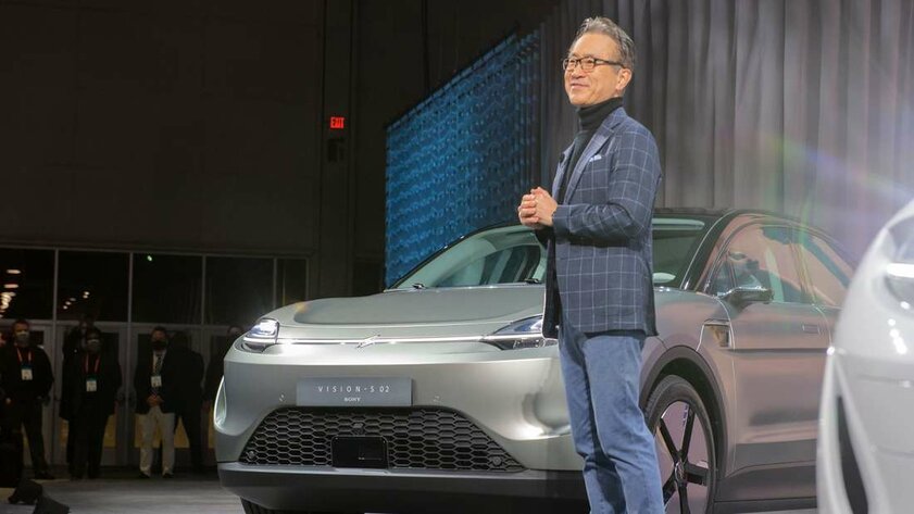 Sony представила электрокар Vision-S 02 — с массой датчиков и автопилотом