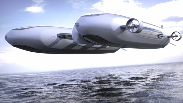 Итальянская компания показала летающую яхту. Это обворожительный концепт, есть видео