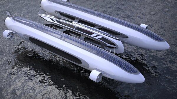 Итальянская компания показала летающую яхту. Это обворожительный концепт, есть видео
