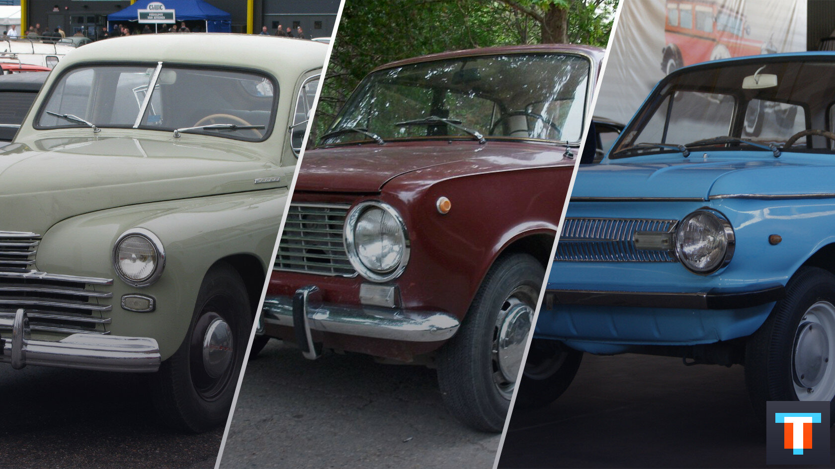 В СССР копировали автомобили других стран. Найдёте отличия клонов от оригиналов?