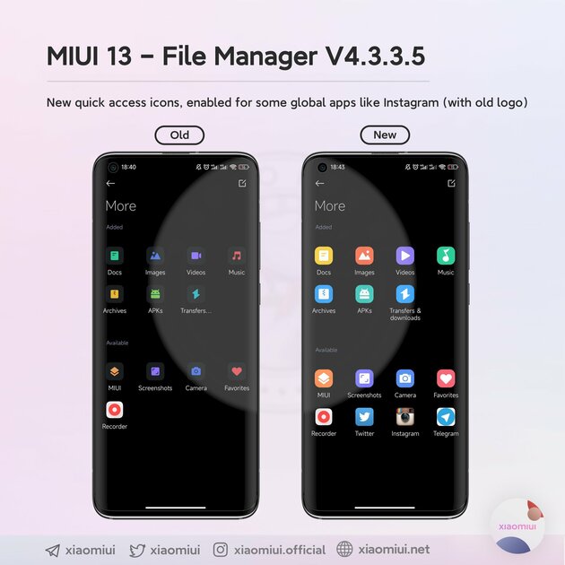 Xiaomi обновила дизайн файлового менеджера в MIUI 13. Он довольно странный