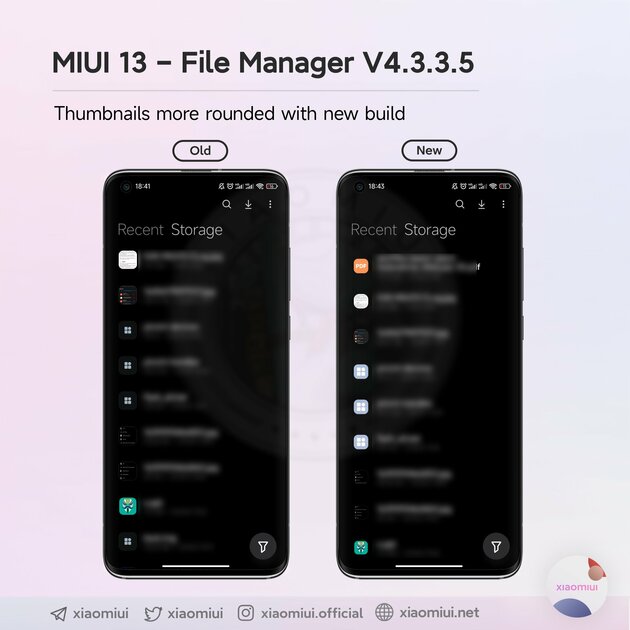 Xiaomi обновила дизайн файлового менеджера в MIUI 13. Он довольно странный