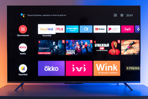 Xiaomi перешла на сторону Samsung. Обзор QLED-телевизора Mi TV Q1E — Оболочка и возможности Mi TV. 1