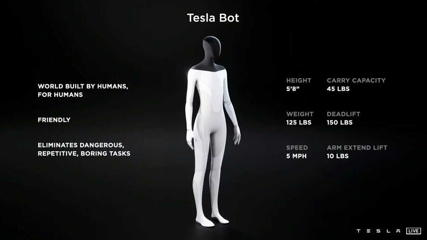 Илон Маск: в 2022 году для Tesla важнее создать робота, чем новую машину