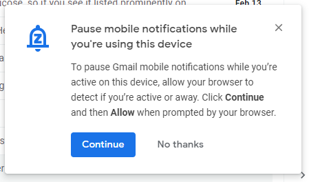 Google позволит отключать уведомления Gmail на телефоне при использовании веб-клиента