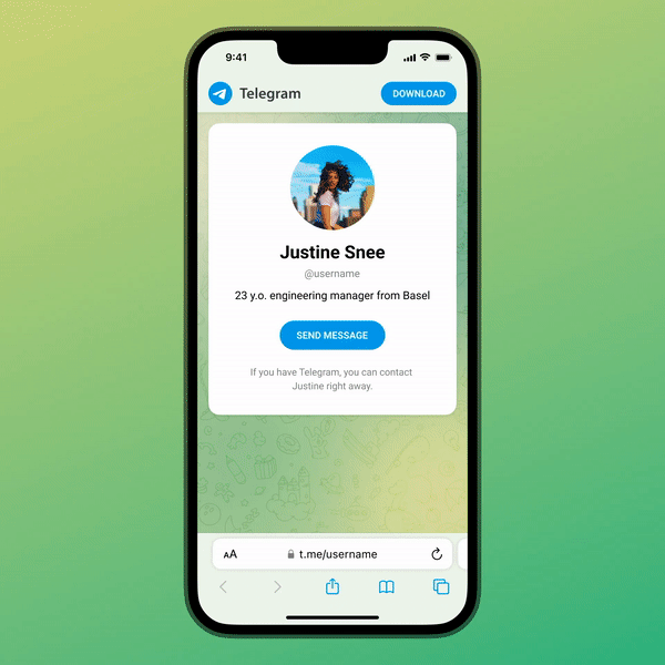 Telegram добавил менеджер загрузок, обновил дизайн и запустил ссылки по номеру