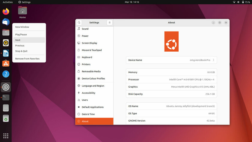 В Ubuntu 22.04 интегрировали новый логотип и добавили выбор акцентного цвета