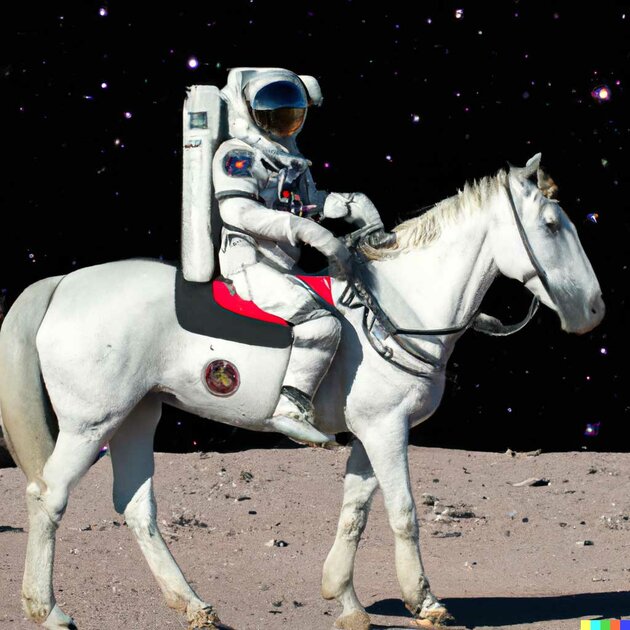 Космонавт на коне на Луне или суп-монстр из ниток. Вышла нейросеть DALL-E 2