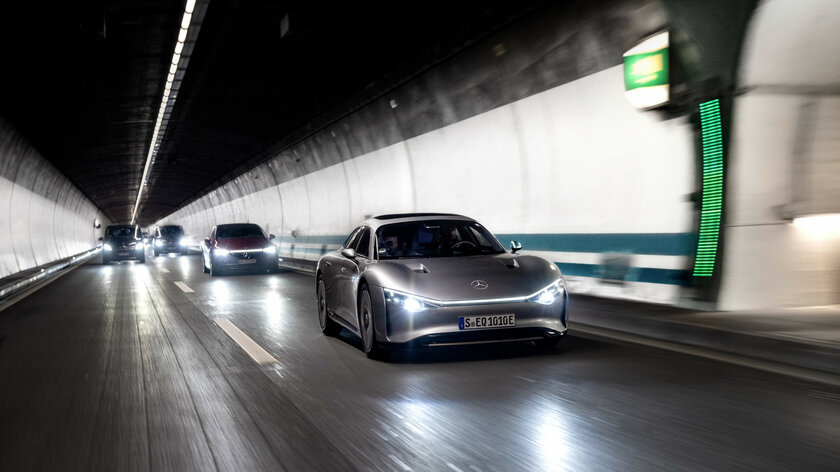 Электрокар Mercedes-Benz Vision EQXX проехал на одном заряде больше 1000 км