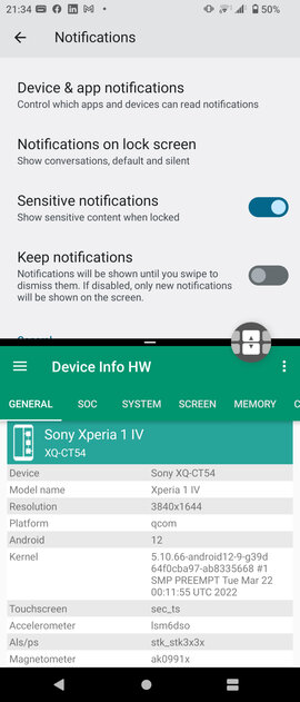 Обзор Sony Xperia 1 IV: шикарный смартфон со странными недостатками — Пользовательский интерфейс. 10