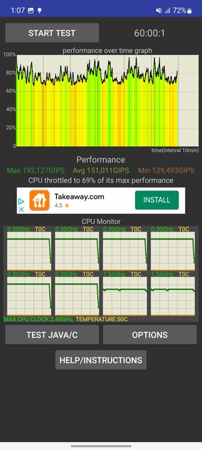 Когда долгожданный апгрейд оказался даунгрейдом: обзор Samsung Galaxy M53 — Производительность и тесты. 14