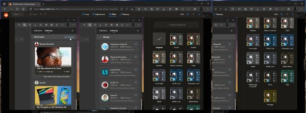 Microsoft тестирует редактор изображений в Edge. Можно добавлять заметки перед сохранением
