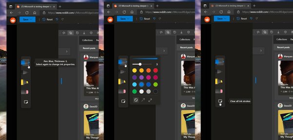 Microsoft тестирует редактор изображений в Edge. Можно добавлять заметки перед сохранением