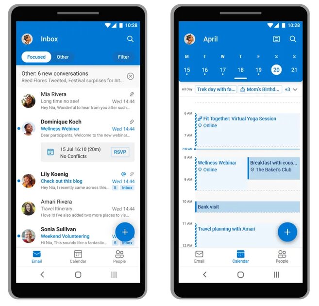 Microsoft выпустила Outlook Lite на Android: приложение весит всего 5 МБ