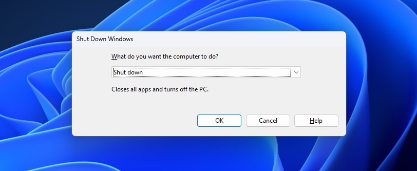В Windows 11 новое окно выключения ПК. Дизайн старее, чем у Windows XP