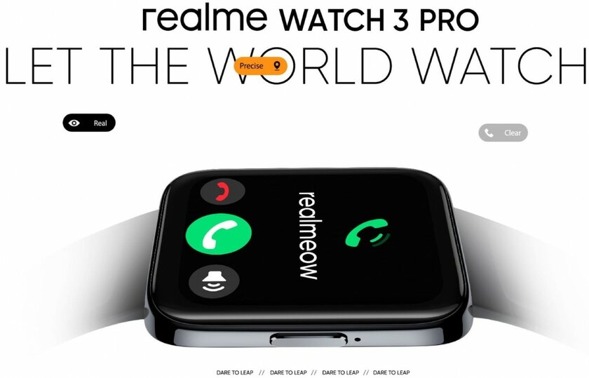 Realme представила смартфон с блёстками, TWS-наушники и умные часы с квадратным дисплеем