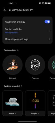 Обзор ColorOS 13 от OPPO: акваморфный дизайн и фишки, которых нет в Android — Always-on Display. 4