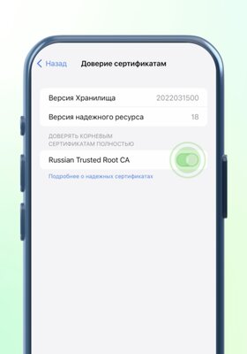 Как установить российские сертификаты на Android, Windows, iPhone и macOS — Установка на iOS (iPhone и iPad). 10