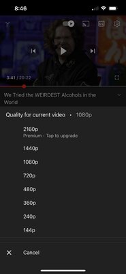 За высокое качество видео на YouTube придётся платить. Premium не покупают?