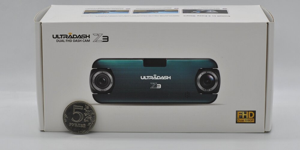 Overview of the two-camera video recorder CANSONIC Z3 ZOOM GPS