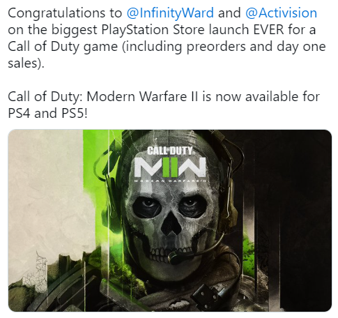 Невероятно удачный релиз: Modern Warfare 2 преодолела отметку в 260 тысяч онлайна в Steam