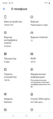 Обзор Realme C33: отличный смартфон для пожилых родственников — Программное обеспечение и железо. 9