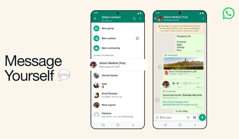WhatsApp скопировал «Избранное» из Telegram, но сделал его лучше