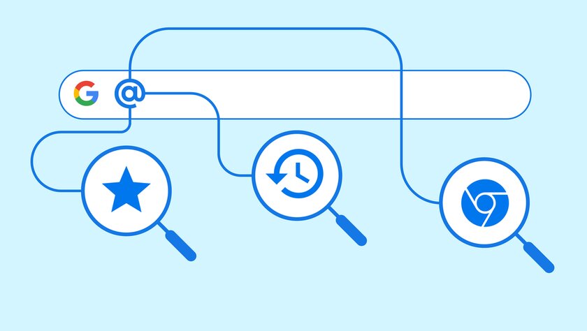 В Chrome переизобрели адресную строку: теперь можно искать историю и вкладки через @