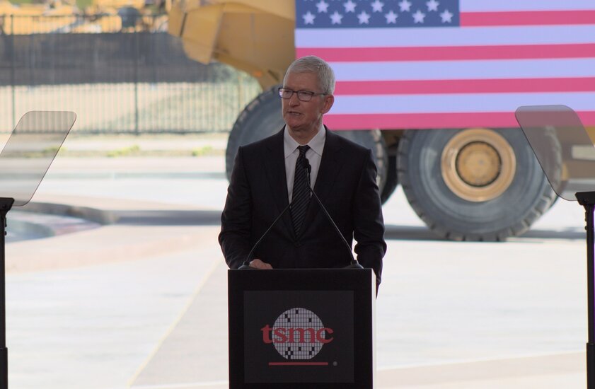 TSMC строит огромный завод по производству чипов в США: среди клиентов Apple, NVIDIA и AMD