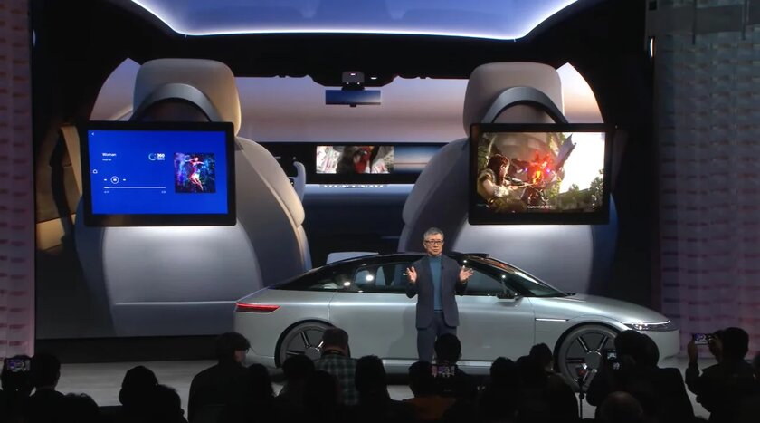 Sony Honda Mobility представила свой первый электрокар: с дисплеями на кузове и релизом в 2026 году