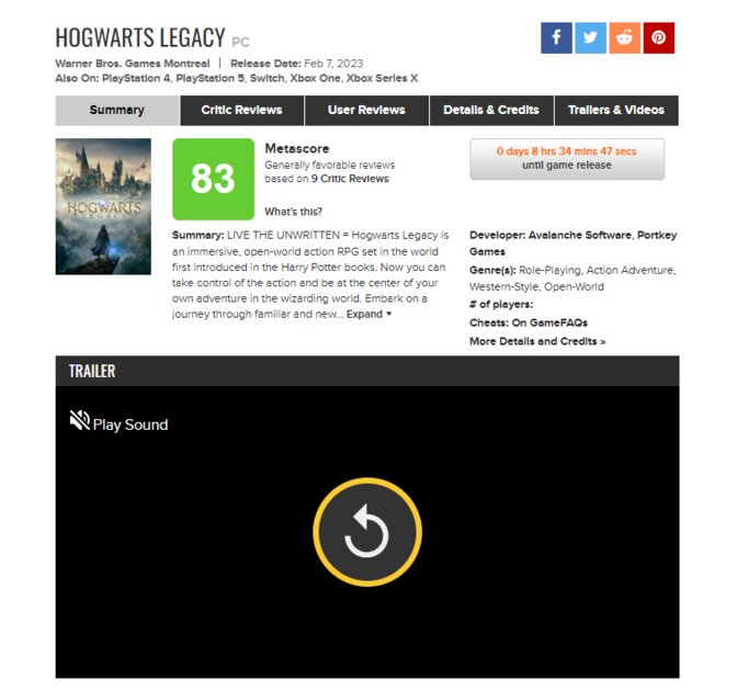 The best thing that happened to the Harry Potter universe: the first assessments of Hogwarts Legacy appeared